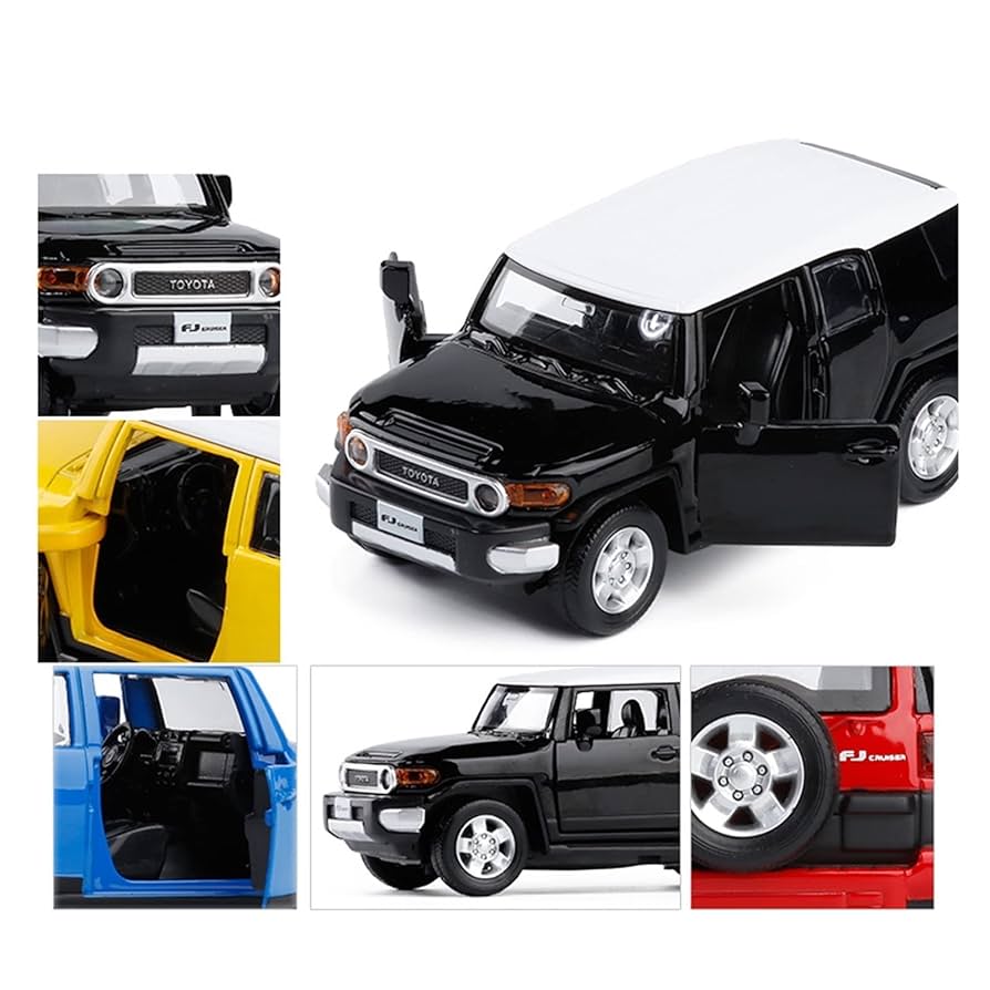 fjクルーザー フィギュア　非売品 1/24 トヨタ FJクルーザー TOYOTA FJ Cruiser SUV 黄色 イエロー